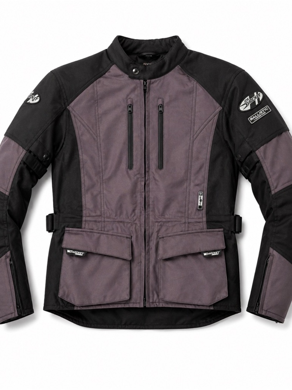 Joe Rocket Motorcycle Jacket Mens M Black Armored Riding Touring Coat​